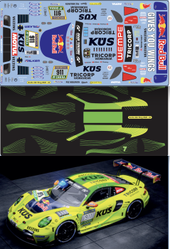 Decal 1/24 911 Manthey Racing Grello Porsche GT3 Nurburg Ring 24h 2026 2FFSFD1019v07x